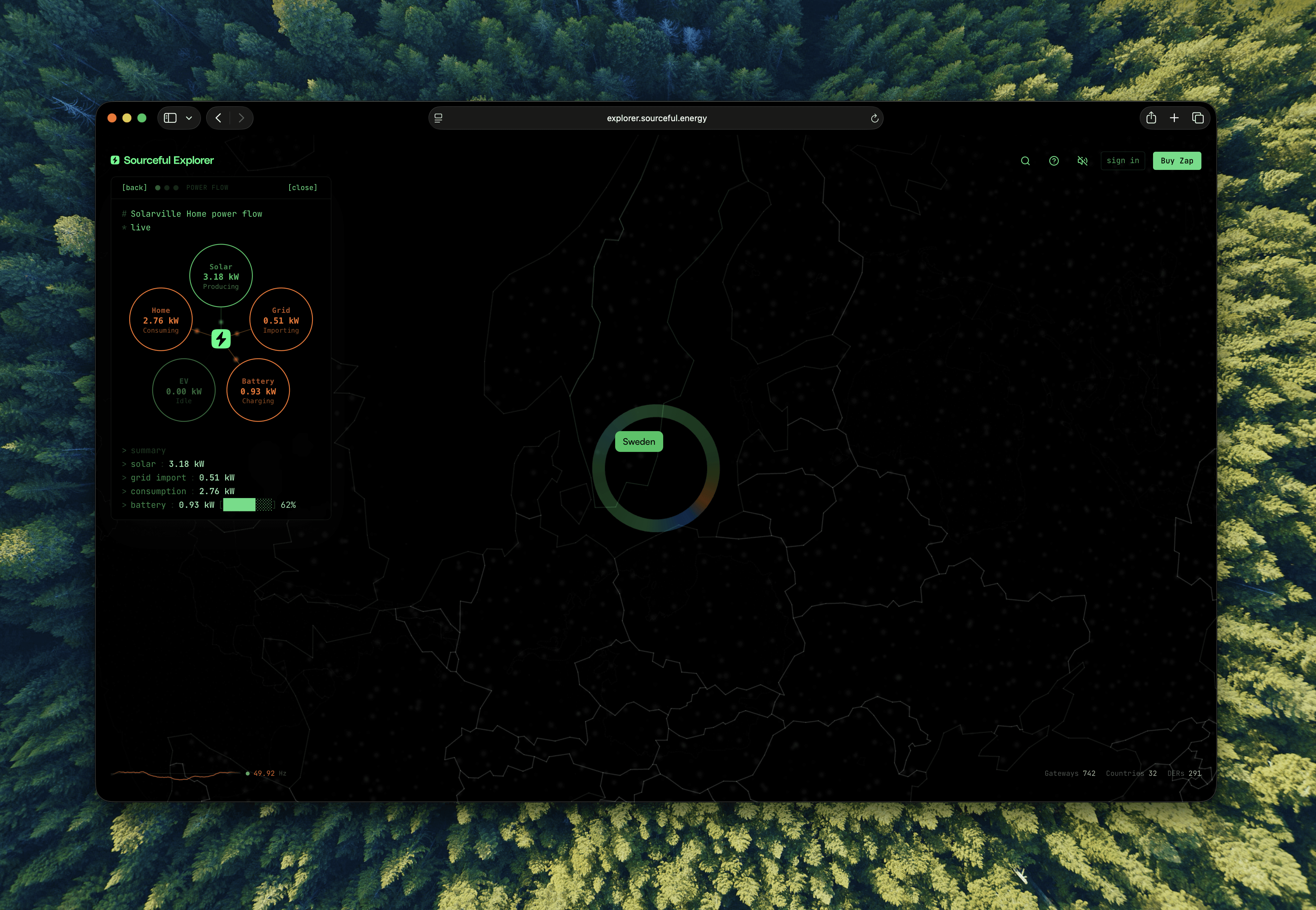 Explorer detail view